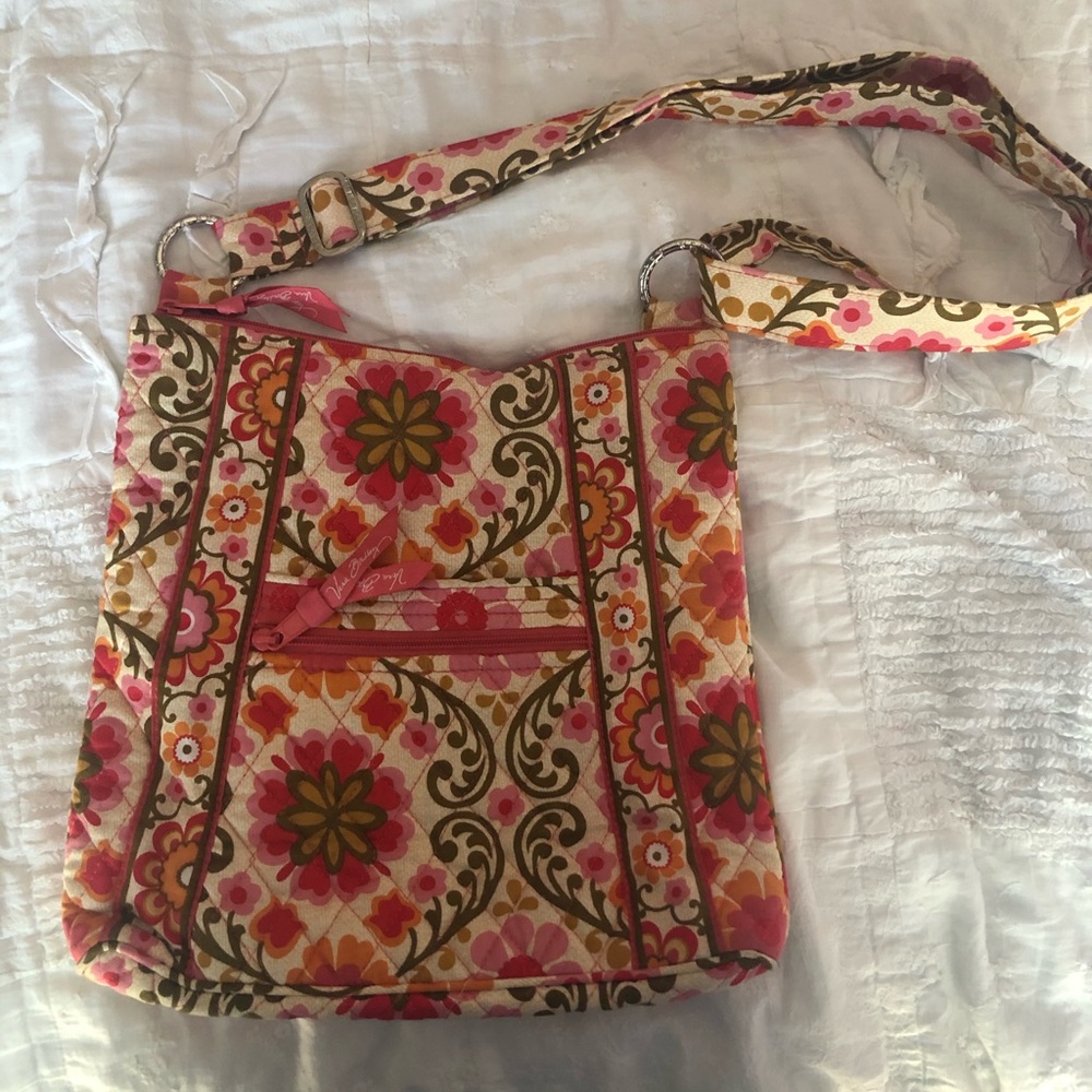 VERA BRADLEY FLORAL CROSSBODY